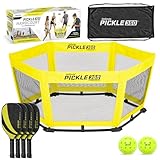 GoSports Pickle 360 Hardcourt Game Set – Pickleball trifft Roundnet –...