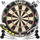 Viper Unisex-Erwachsene Shot King Dartscheiben-Set mit Stahlspitze,...