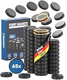 Magnet Set Schwarz [65 Stück - extra Stark] hitze- und...