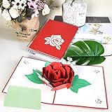 rrrrr Love 3D Pop Up Karten Valentinstag Geschenk Postkarte mit Umschlag...
