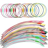 LOMIMOS Schlüsselring Drahtseil,57 Stück Edelstahl Draht...