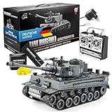 GOODS+GADGETS Ferngesteuerter RC German Tiger I 1:16 Modellbau Panzer...