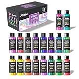 ABEIER Schillernde Acrylfarbe, Set mit 18 Chamäleon-Farben, 60 ml...