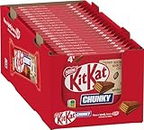 KitKat Nestlé KitKat ChunKy Schokoriegel Milchschokolade, Multipack, 20er...