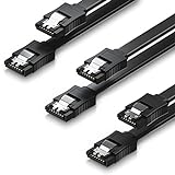 deleyCON 3x 50cm SATA III Kabel im Set S-ATA 3 Datenkabel - HDD SSD...