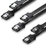 deleyCON 3x 50cm SATA III Kabel im Set S-ATA 3 Datenkabel - HDD SSD...