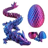 Jemmytu 3D-Gedrucktes Drachenei, Geheimnisvolles Kristall-Drachenei,...