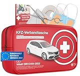 Verbandstasche KFZ mit Beatmungstücher - Verbandskasten Auto nach...