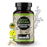 natural aid Daily Vegan Vitamin B Komplex [100% vegan] 120 Kapseln Vitamin...