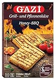 Gazi Grill- und Pfannenkäse Honey-BBQ - 7x 200g - Pfanne Grill Grillkäse...
