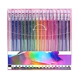 Tdyatocept 18-Teiliges Flash Gel Pen Set Farbgelstift Highlighter Malbuch...