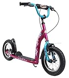 BIKESTAR Roller Kinderroller Tretroller Kickscooter mit Luftreifen für...