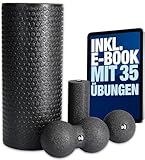 NAJATO Sports Faszien Set - Inkl. Faszienrolle, Faszienball, Duoball &...