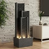 Gartenbrunnen BK903 Wasserwand 99 cm Standbrunnen Springbrunnen mit...