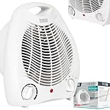 Teesa TSA8025 Heizlüfter 3 Funktionsmodi, 2 Heizstufen (1000W, 2000W),...