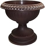 pokm toolsmarket - ⌀ 41cm Blumentopf auf Fuß, Übertopf für Blumen und...