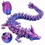 3D-gedrucktes Drachenei, mysteriöser Kristalldrache, Fidget-Spielzeug,...