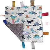G-Tree Baby Jungen Grau Tag Sicherheitsdecke, weiche Decke Spielzeug mit...