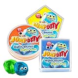 JUMPUTTY Springknete Hüpfknete Bunte Kinderknete Knetmasse 15g Dose Jump...