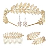 Qiblaou Cleopatra Kostüm Römische Göttin Kostüm 4 Stück Vintage Haar...