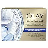 Olay Daily Facials Reinigungstücher für fettige Haut/Mischhaut, Mit...