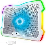 KLIM Ultimate Laptop Kühler + NEU + Gaming Cooling Pad + Stabiler RGB...