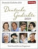 Deutsche Gedichte - Kalender 2021 - Harenberg-Verlag - Tagesabreißkalender...