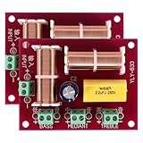 Iegefirm 2 StüCke 200W 3 Wege Audio Lautsprecher Crossover HöHen + Mittel...