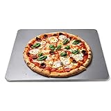 FEVIUS Backstahl Pizzastein für Backofen & Gasgrill - Backstahl 8mm dick...