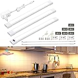 WOBANE LED Unterbauleuchte Küche mit Berührungsloser Sensor,3*30cm...