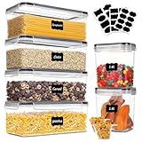 Miiepls 3.2 L Storage Jars mit Deckel Luftdicht, Aufbewahrungsbox Küche...