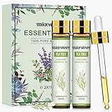Migcaput Teebaumöl Ätherische Öle 2 x 10ml, Naturrein ätherisches Öl...