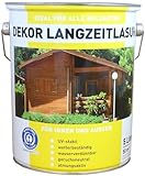 Wilckens 5l Dekor Langzeitlasur Holzlasur Holzschutz Holz Lasur, für Innen...