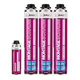 dubaust MSP24 Bauschaum Montageschaum Pistolenschaum 750ml Kombisets PU...