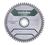 Metabo Sägeblatt 'multi cut - classic', 216x2,4/1,8x30, Z60 FZ/TZ, 5°neg....