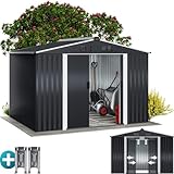 GARDEBRUK® XXL Metall Gerätehaus 5m² mit Fundament 260x205x180cm...