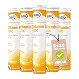 Vitamin C 1000 Brausetabletten hochdosiert | Nahrungsergänzung zur...