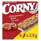 Müsliriegel Corny Classic Cinnamon Roll | Riegel mit Zimtgebäck-Geschmack...