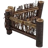 ORFOFE Handgewebter Bambus Miniaturzaun als Mikro Landschafts Sichtschutz...