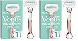 Gillette Venus Deluxe Smooth Sensitive Rosegold Rasierer Damen,...