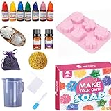 JUTAWAV Seife Selber Machen, Kreative Bastelset Erwachsene DIY Set...
