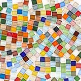 ZOFUN 1kg bunte Kristall-Mosaik-Fliesen, kleine Mini-Mosaik-Fliesen zum...