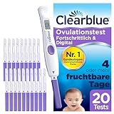 Clearblue Kinderwunsch Ovulationstest Kit, 20 Tests + 1 digitale...