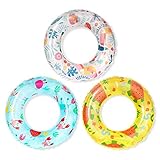 Aufblasbare Pool Schwimmer für Kinder - 3 Pack Schwimmen Ring Tube...