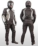 l&j MOTORRADKOMBI JACKE + HOSE - AUS TEXTIL - mit Protektoren, Motorrad...