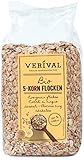 Verival 5-Korn Flocken - Bio, 6er Pack (6 x 500 g)
