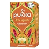 Pukka | Bio Kräutertee 'Drei Ingwer' | Ingwer, Kurkuma und Galgant | Tee...