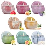 Duftkerzen Geschenke Für Frauen, 8 Stück Duftkerzen Geschenk Set...