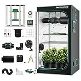 Mars Hydro Smart Growzelt Komplettset,E3000 App Fernbedienung Dimmbar...