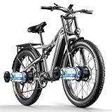 shengmilo S600 Doppelmotor Elektro-Mountainbike, 48V17.5AH Batterie 7 Gang...